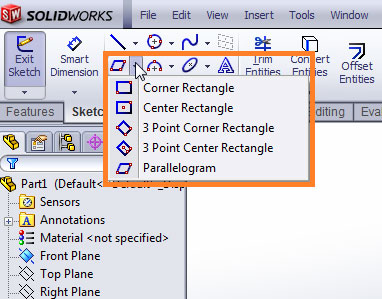 rectangle سالیدورک